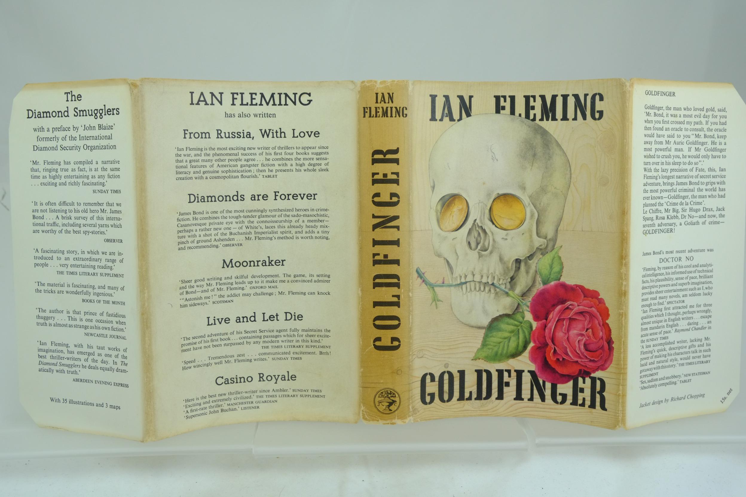 Goldfinger By Ian Fleming Very Good Hardcover 1959 1st Edition Rare And Antique Books Pbfa 