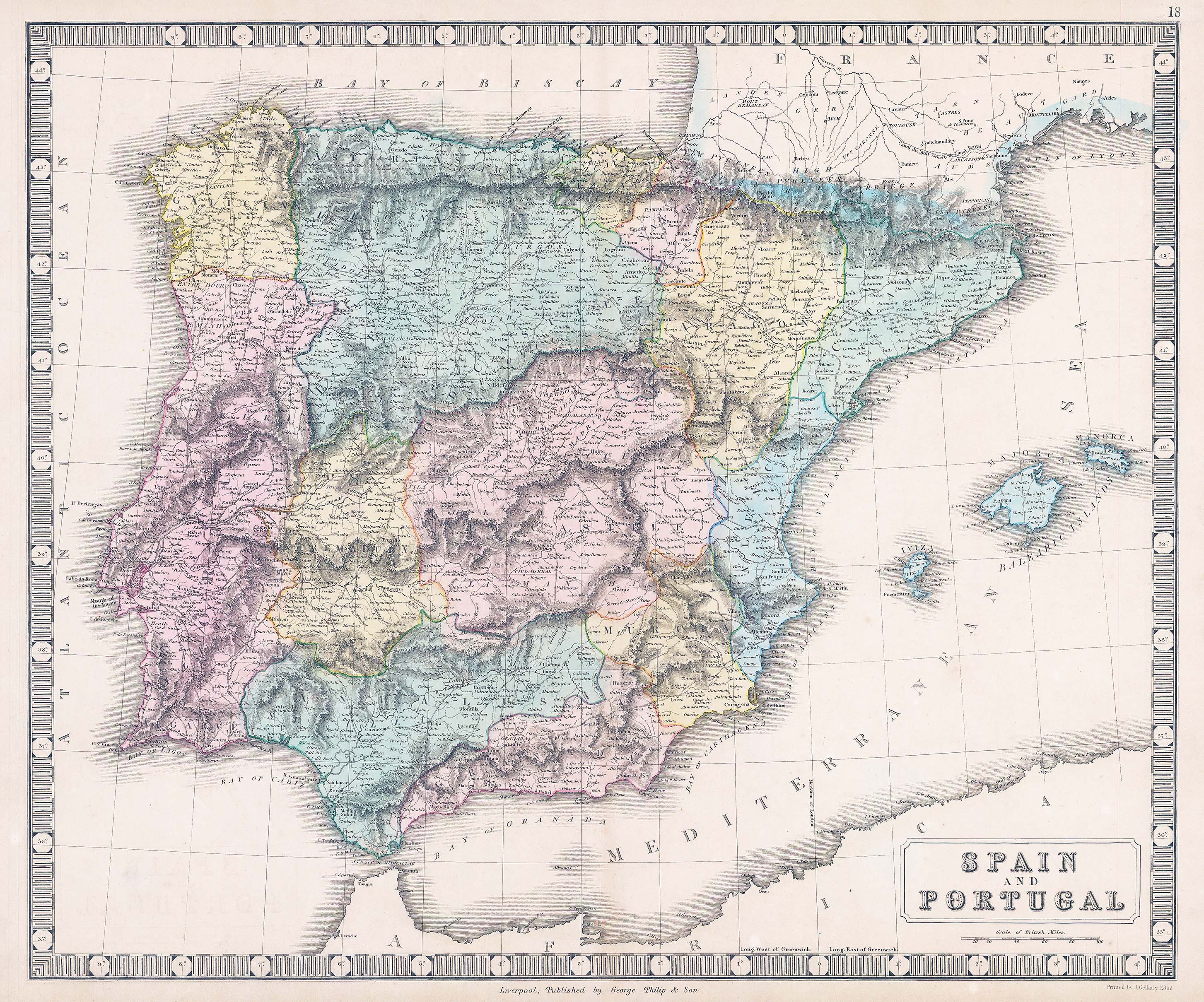 Map of Portugal - Full size