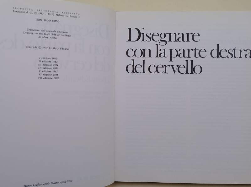 DISEGNARE CON LA PARTE DESTRA DEL CERVELLO(1990) by Edwards Betty: (1990)