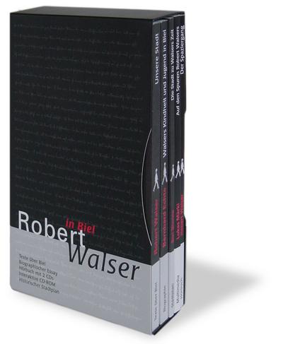 Bieler Robert Walser-Box, 5 Teile : Texte über Biel; Biographischer Essay; Hörbuch mit 2 CDs, Interaktive CD-ROM; Historischer Stadtplan - Donato Cermusoni
