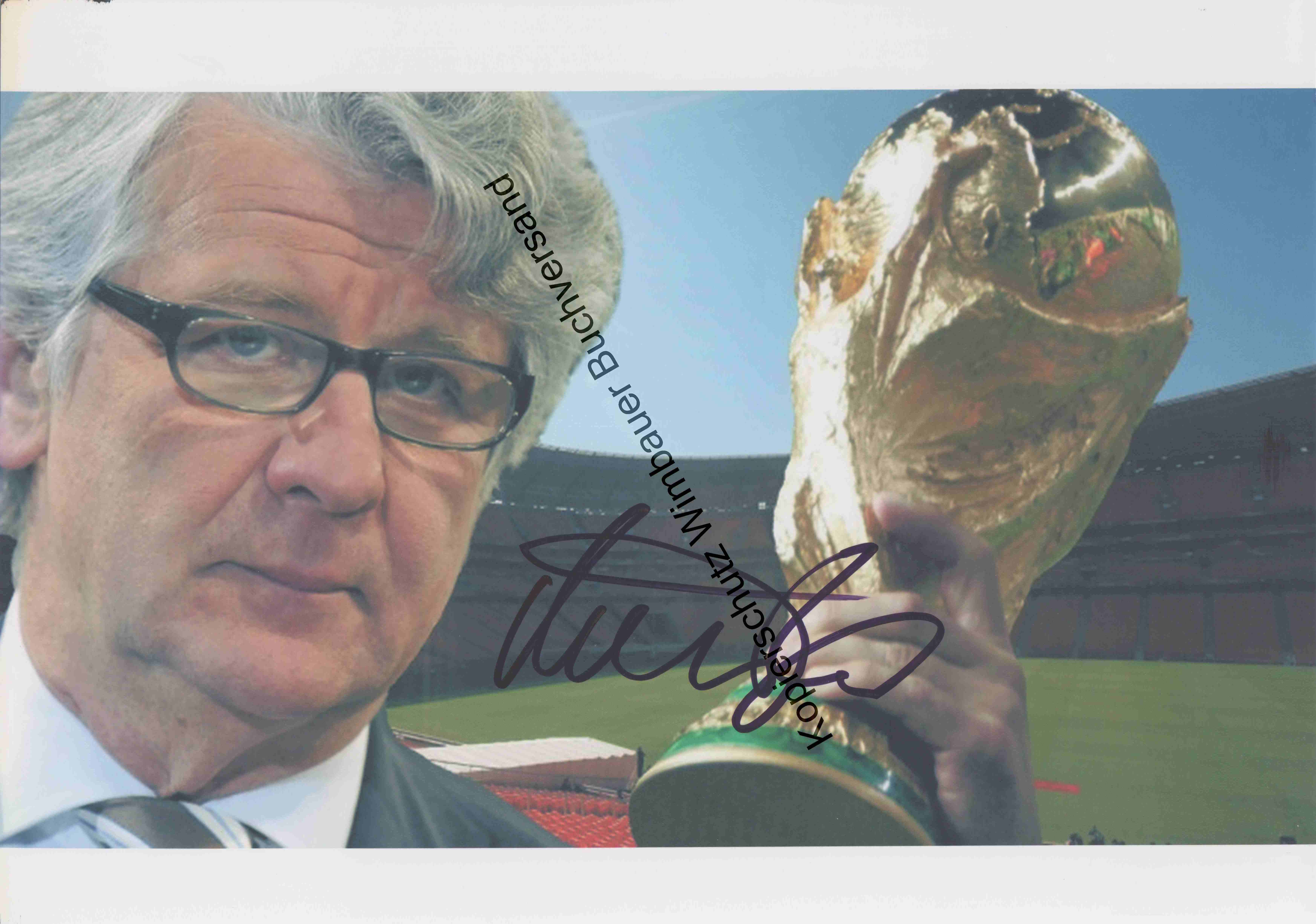 Original Autogramm Marcel Reif /// Autograph signiert signed signee von ...