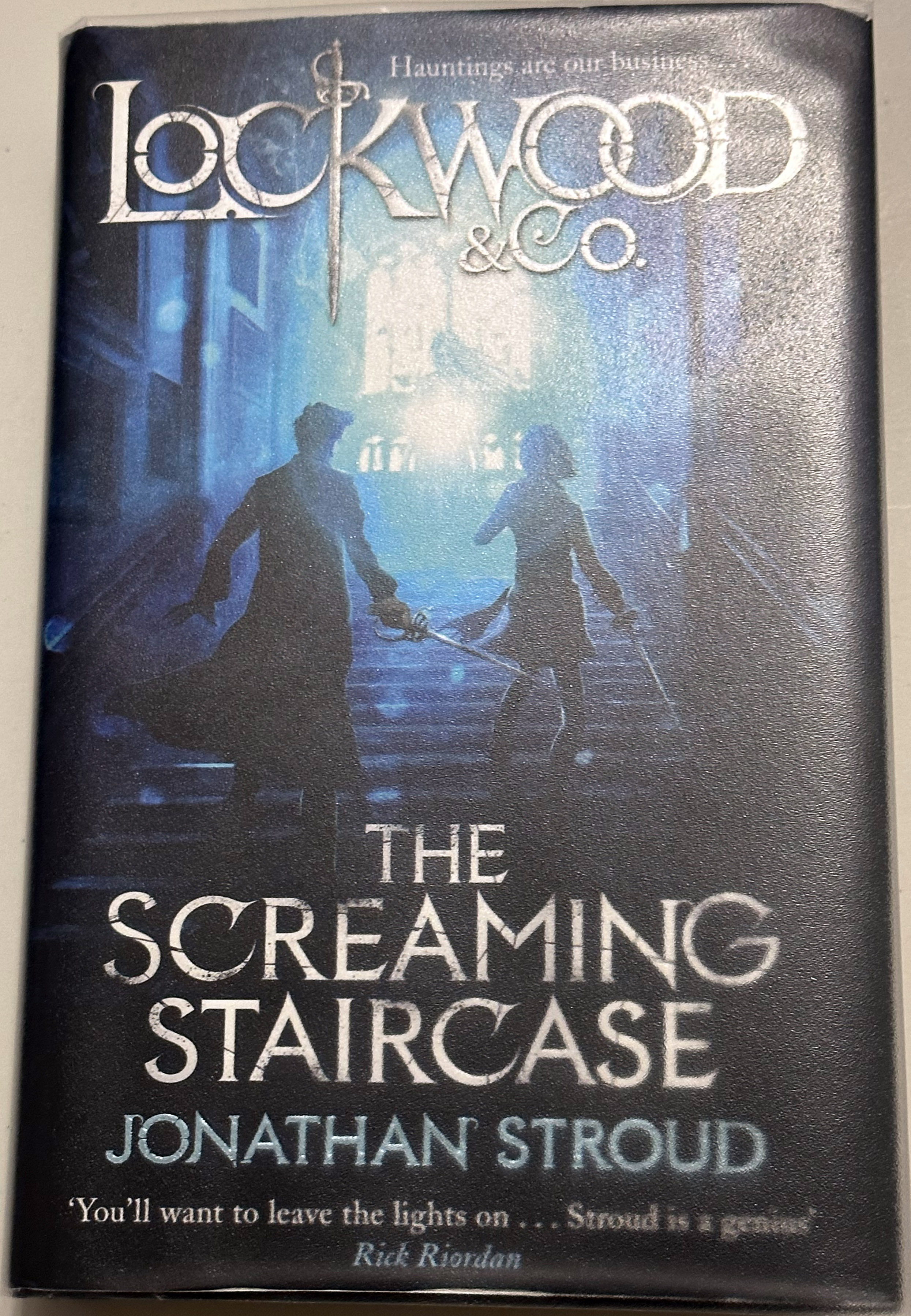 Lockwood & Co The Screaming Staircase SIGNED & Doodled & Dated (UK