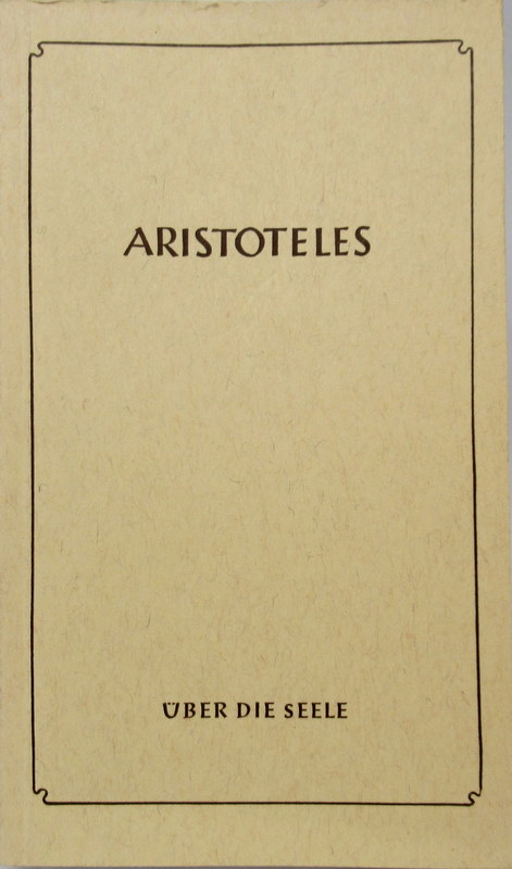 Über die Seele. - Aristoteles