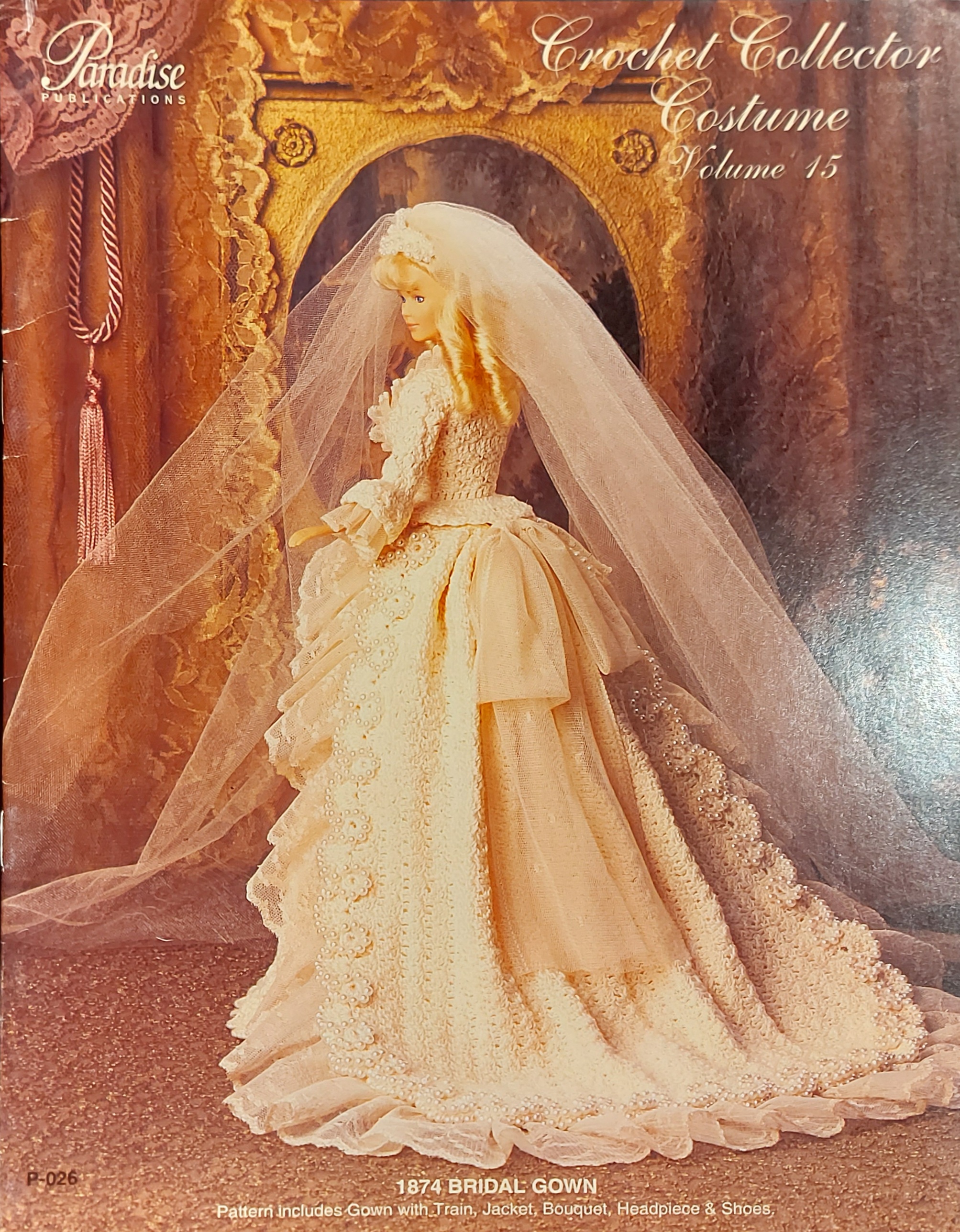 Crochet Collector Costume Vol.15 No.1874 Bridal Gown by Various 1995 Magazine Periodical Mister Seekers Bookstore