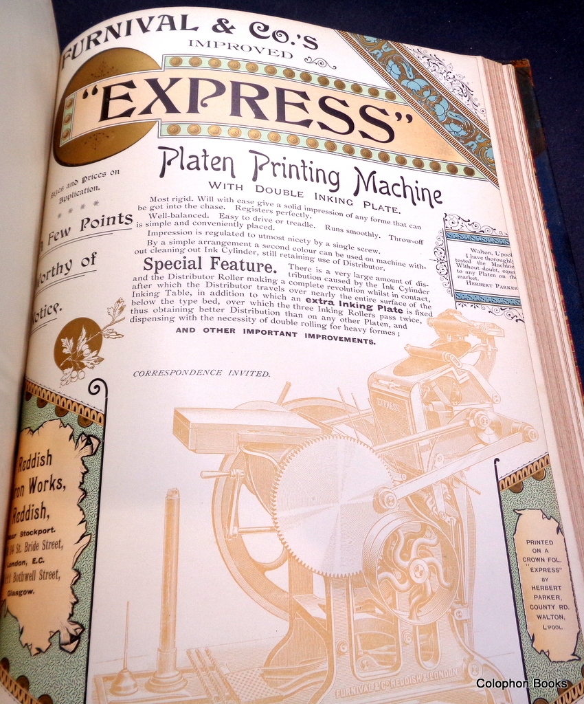 The British Printer, Bi-Monthly Journal of Graphic Arts, January-Dec 1893 Robert Hilton, Andrew W. Tuer [Very Good] [Hardcover]