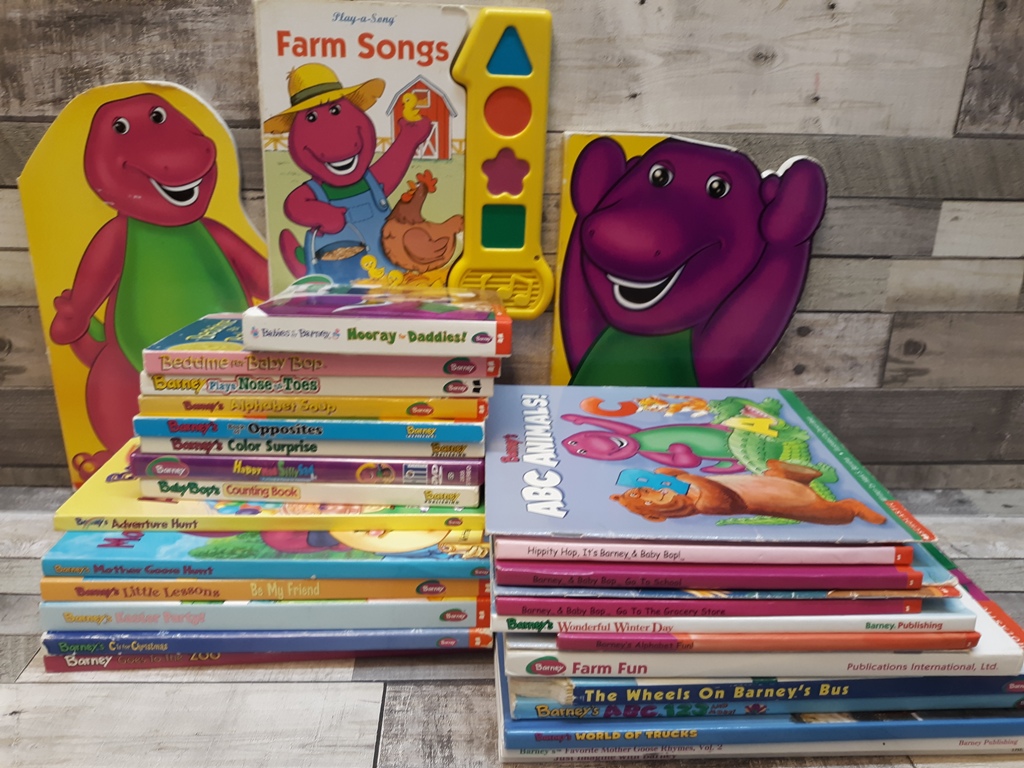33 Barney The dinosaur Children Books (Baby Bop, BJ, Adventure Hunt