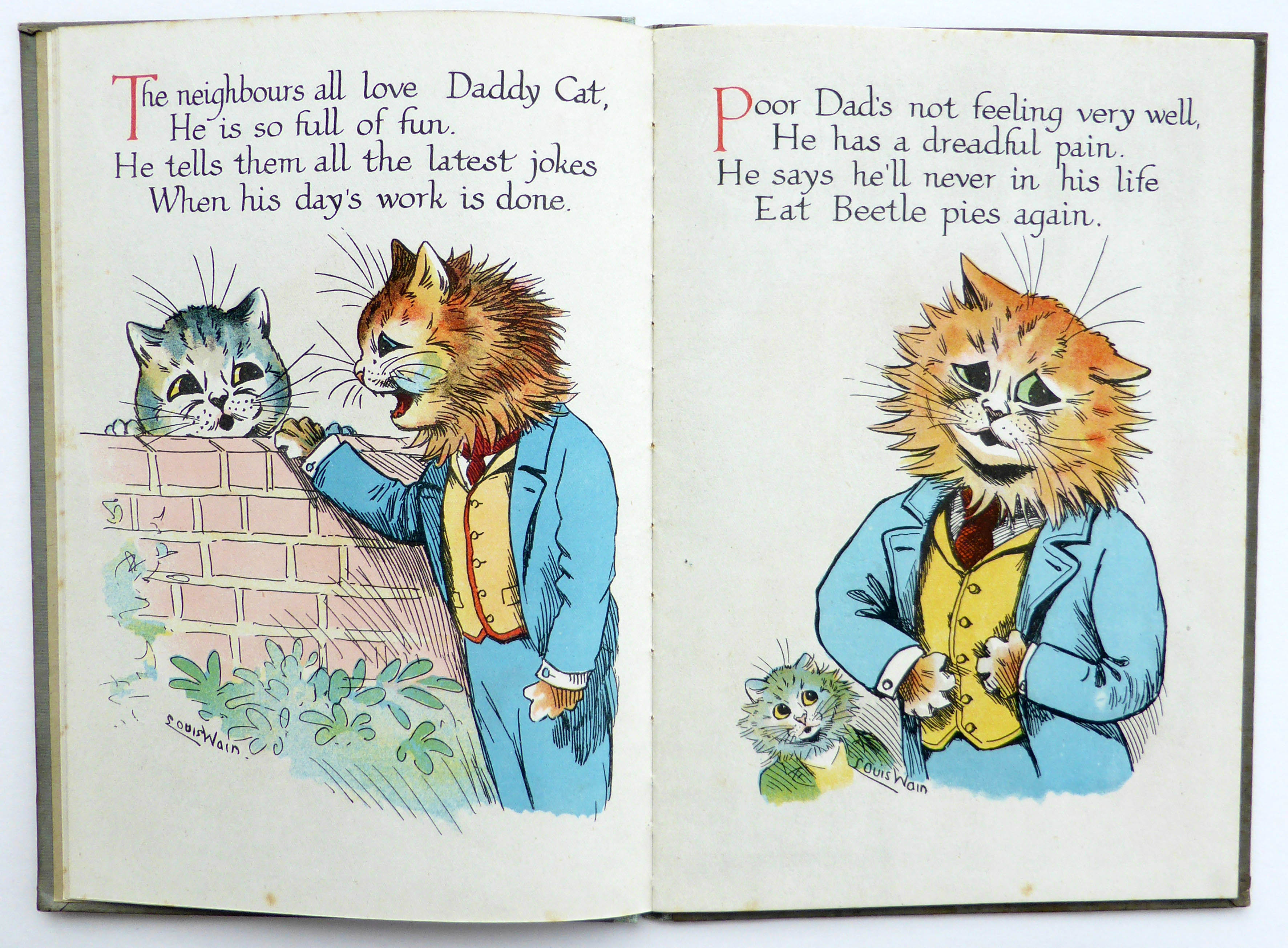 DADDY CAT by Wain, Louis: Near Fine Hardcover (1925)