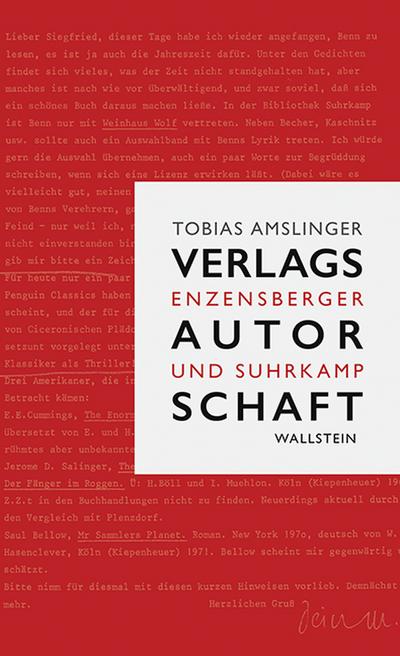 Amslinger,Verlagsautorsch. - Tobias Amslinger