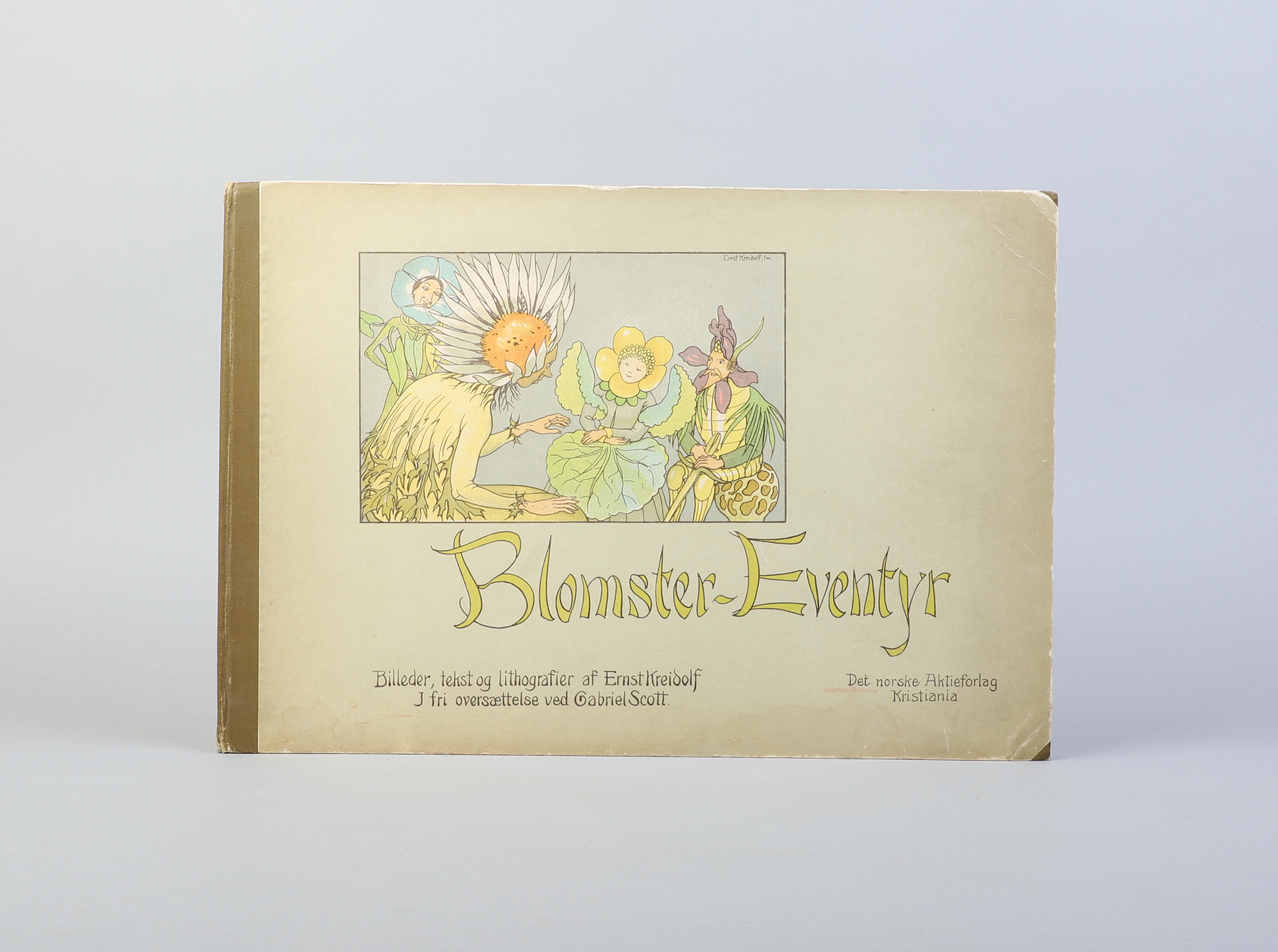 Blomster-Eventyr. I fri oversættelse ved Gabriel Scott. Forord av Bjørnstjerne Bjørnson. [Gabriel Scott] Ernst Kreidolf [Very Good] [Hardcover]