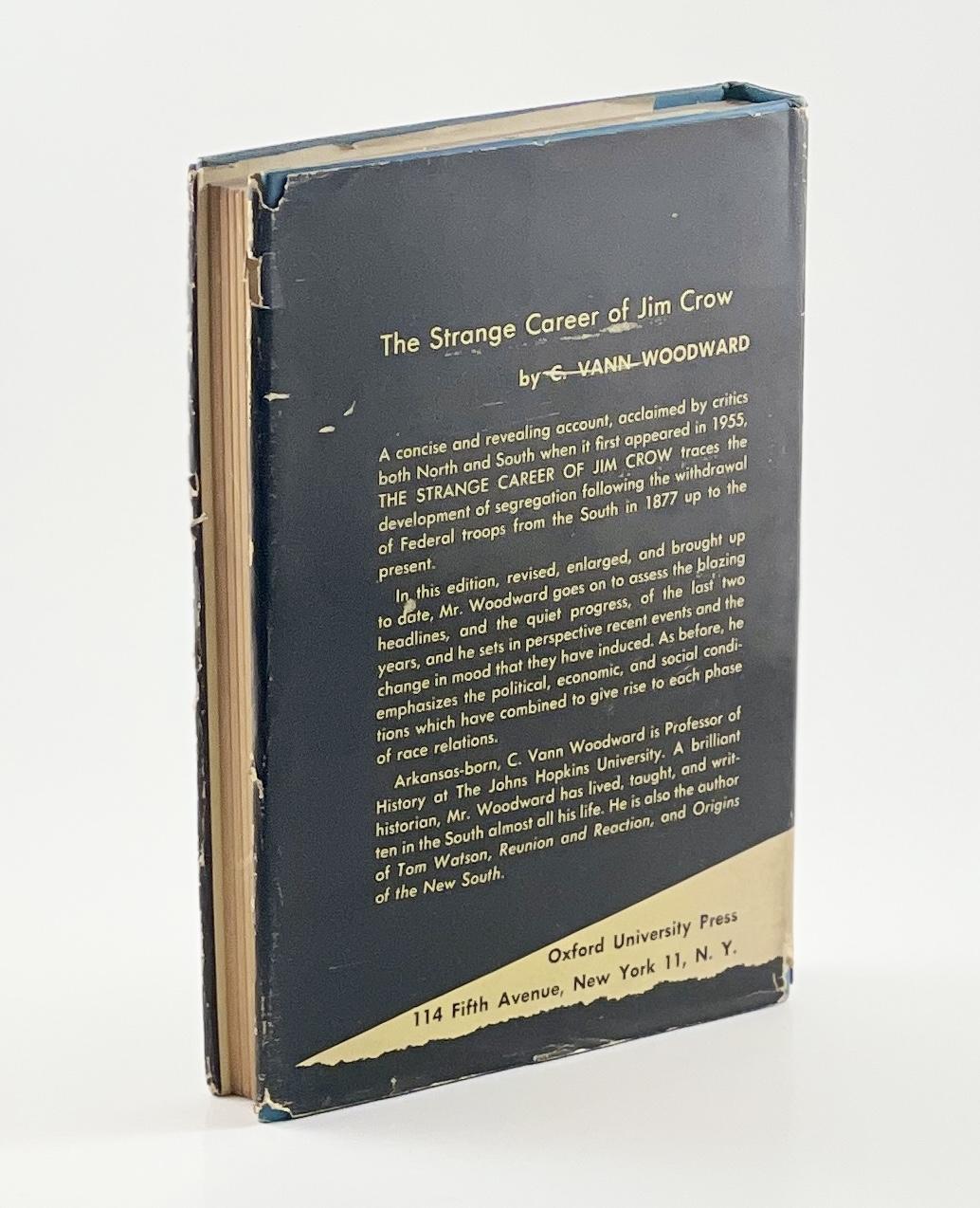 The Strange Career of Jim Crow A Brief Account of Segregation by Vann ...