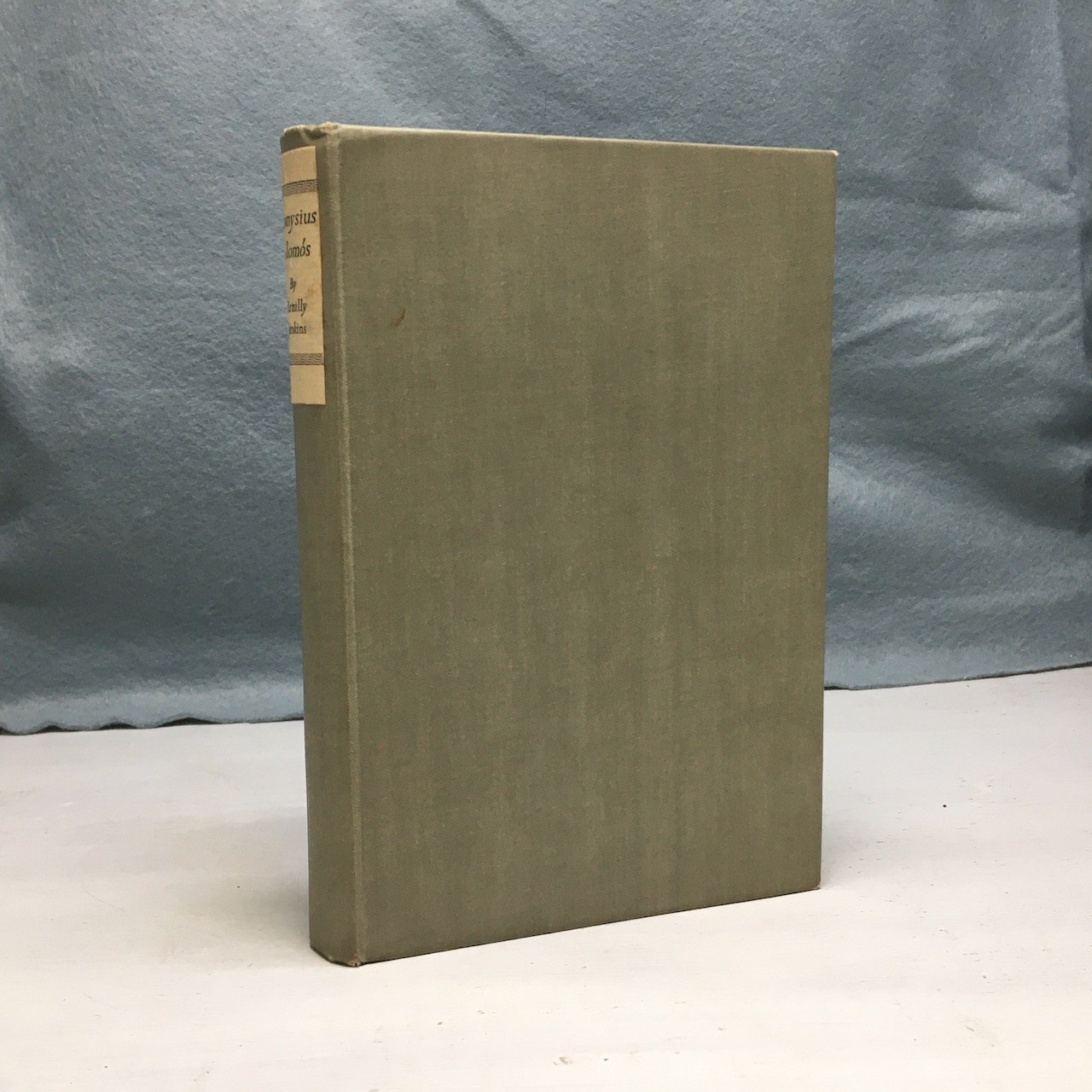 DIONYSIUS SOLOMÓS. by JENKINS, Romilly. (1940) Any Amount of Books