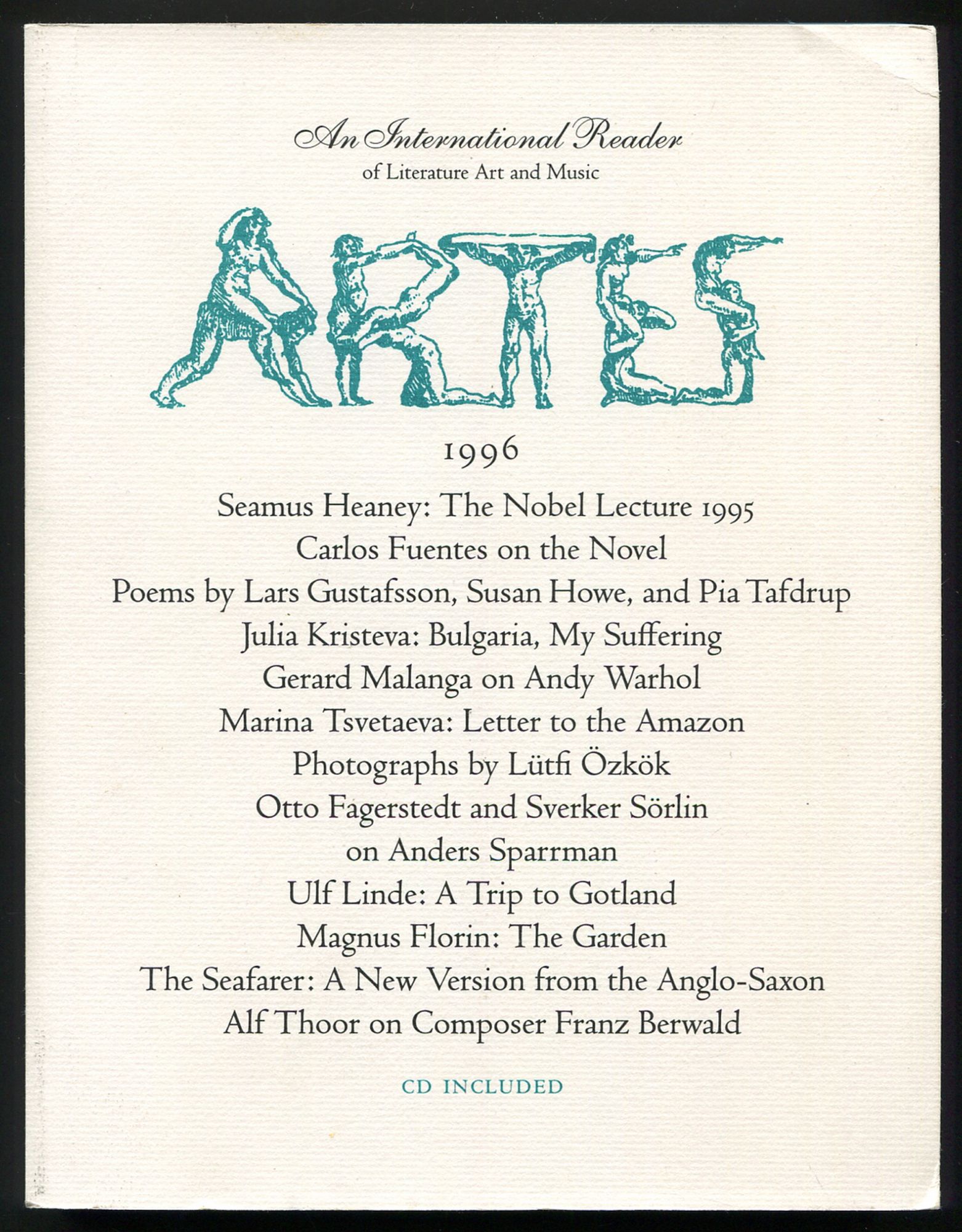 ARTES: An International Reader of Literature Art and Music - Vol. III, 1996 - HARDING, Gunner and Bengt Jangfeldt, edted by