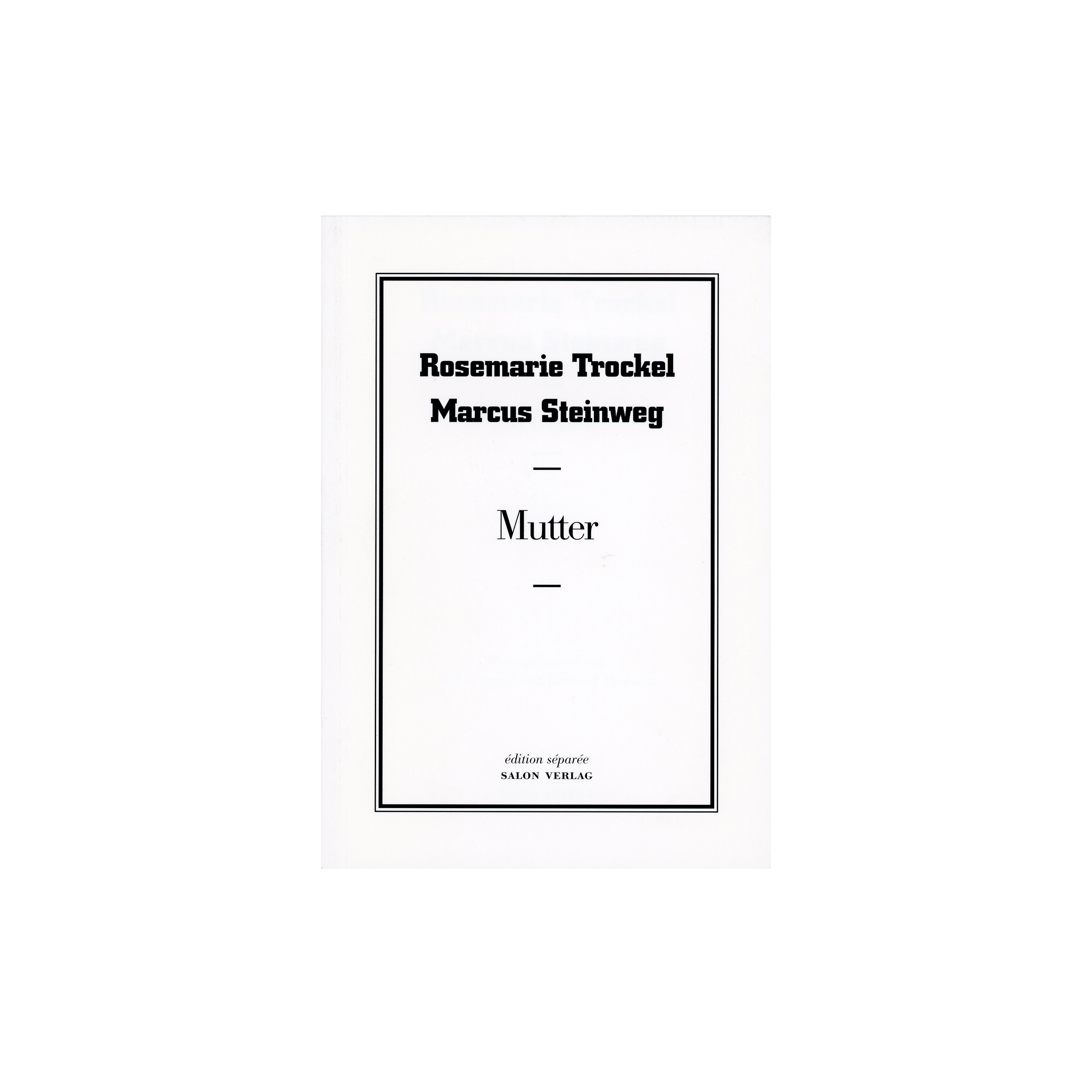 Mutter - Rosemarie Trockel