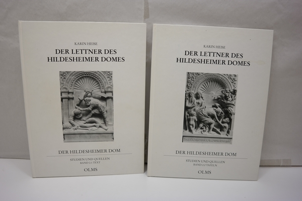 Der Lettner des Hildesheimer Domes (2 Bände, Text- und Tafelband). (= Der Hildesheimer Dom - Studien und Quellen; Band 2.1: Text und Band 2.2: Tafeln) - Heise, Karin