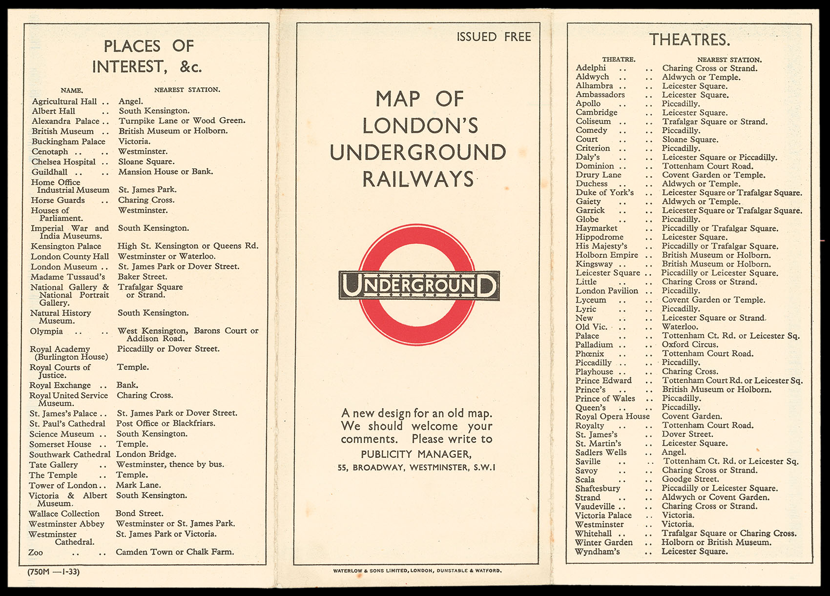 Map Of Londons Underground Railways A New Design For An Old Map We