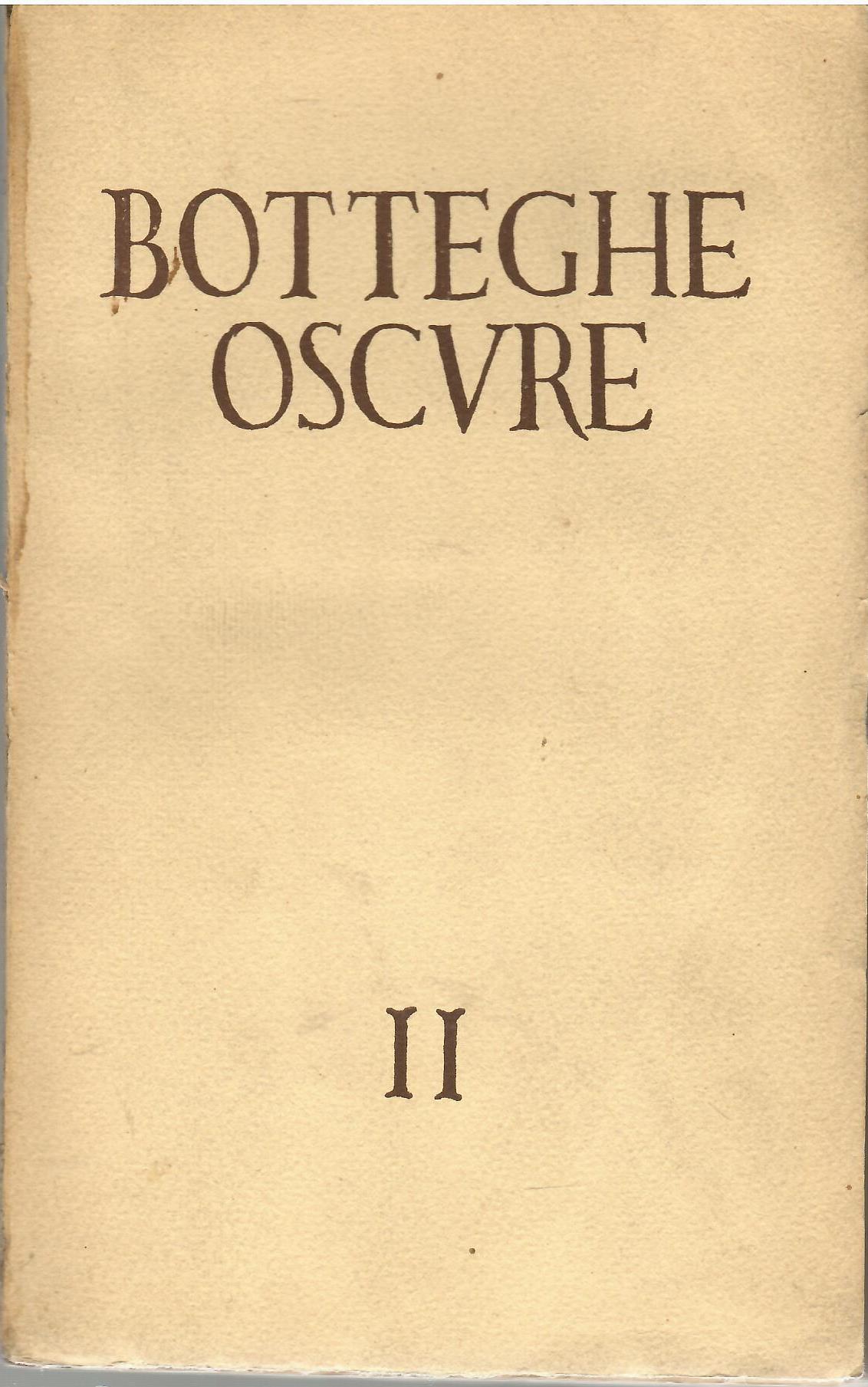 Abebooks Botteghe Oscure. Quaderno II