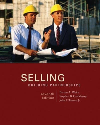 Selling: Building Partnerships - Weitz, Barton