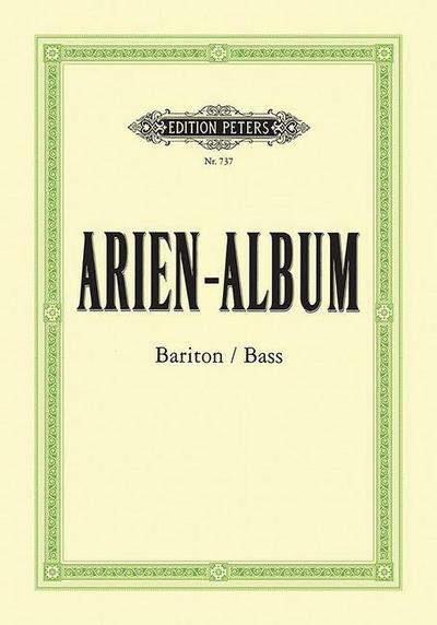 Arien-Album - Berühmte Arien für Bariton und Bass - Alfred Dörffel