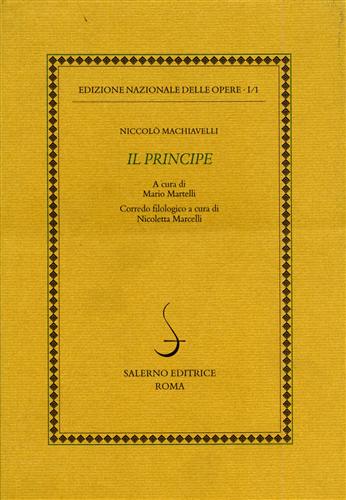 Il Principe. - Machiavelli,Niccolò.