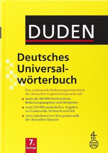 Duden Deutsches Universalworterbuch: Duden Deutsches Universalworterbuch 7th Edition - Duden Verlag