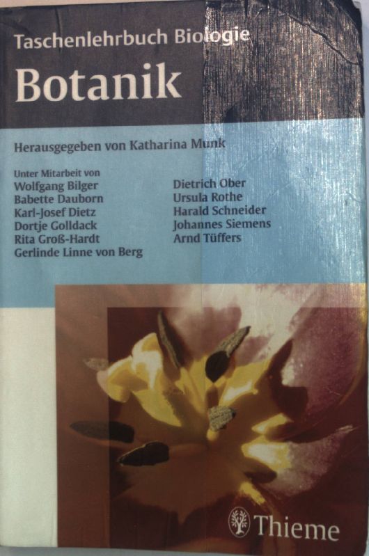 Botanik : 18 Tabellen. Taschenlehrbuch Biologie - Munk, Katharina und Wolfgang Bilger