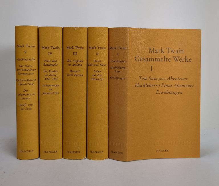 Gesammelte Werke in fünf Bänden - Twain, Mark