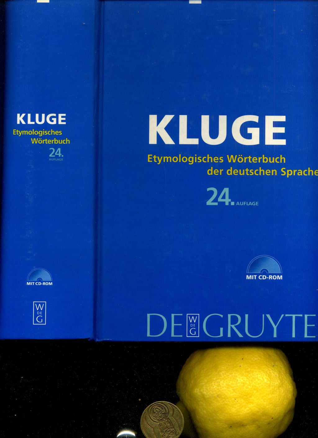 Etymologisches Wörterbuch der deutschen Sprache. Bearbeitet von Elmar Seebold. 24, erweiterte Auflage. Mit einer CD. Buch und CD. Kombi-Version. - Kluge, Friedrich / Mit einer CD