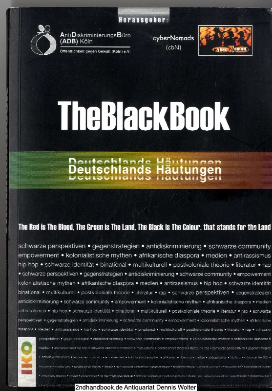 TheBlackBook : Deutschlands Häutungen - hrsg. von AntiDiskriminierungsBüro (ADB) Köln von Öffentlichkeit gegen Gewalt e. V. und cyberNomads (cbN)