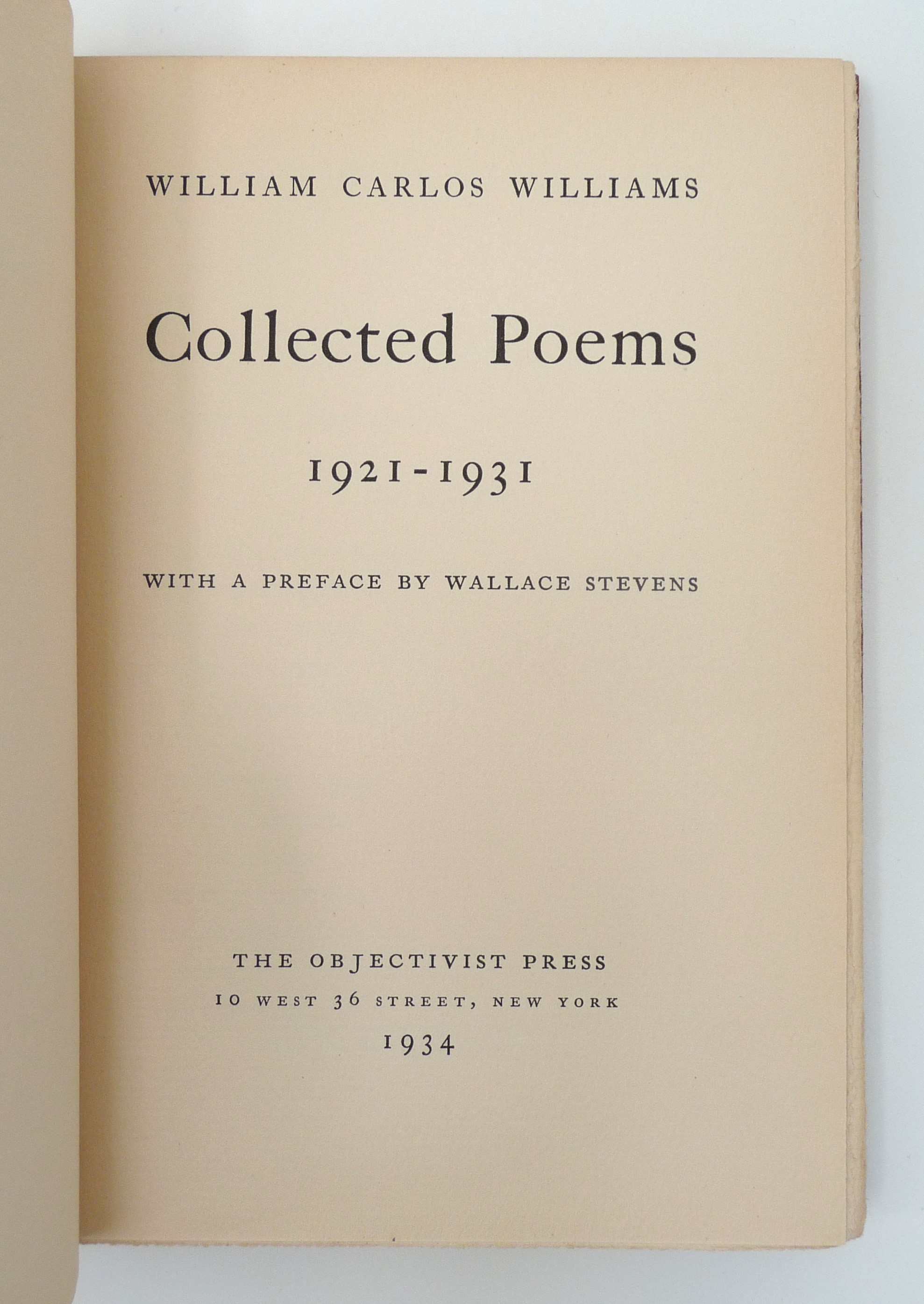 Collected Poems, 1921-1931 by William Carlos Williams Collected Poems, 1921-1931 by William Carlos Williams