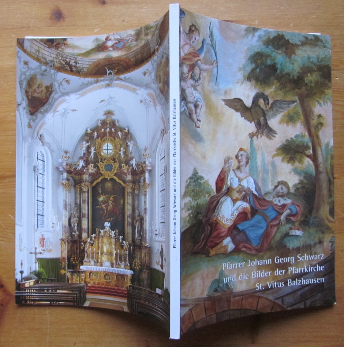 Pfarrer Johann Georg Schwarz und die Bilder der Pfarrkirche St. Vitus Balzhausen. - Balzhausen.- Gschwind, Ludwig