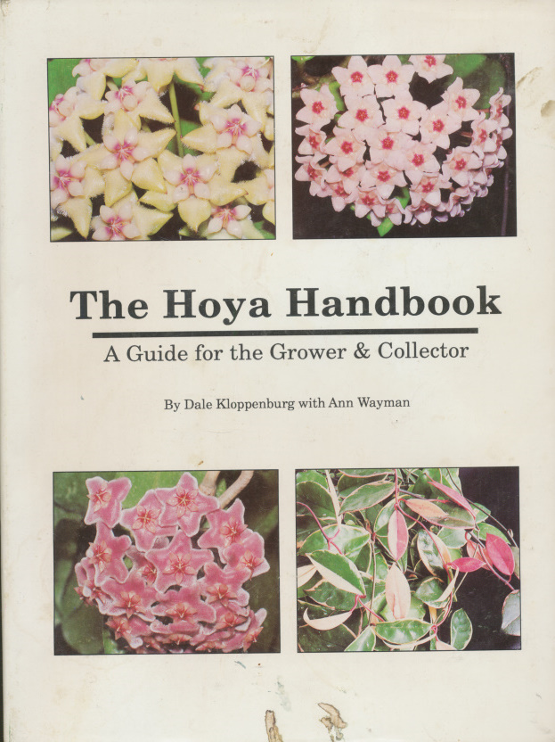 The Hoya Handbook: A Guide for the Grower and Collection: Kloppenburg,  Dale, Wayman, Ann: 9780963048912: Books 