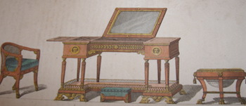 Ladies Toilette, Fauteuil, Footstool, &c. Ackermann, Rudolph (1764 - 1834). [Good] [Softcover]