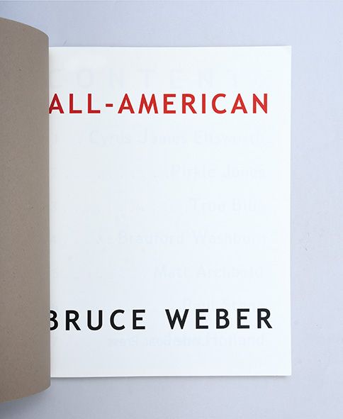 All-American. by WEBER, Bruce. | Peter Harrington. ABA/ ILAB. All-American. by WEBER, Bruce. | Peter Harrington. ABA/ ILAB.