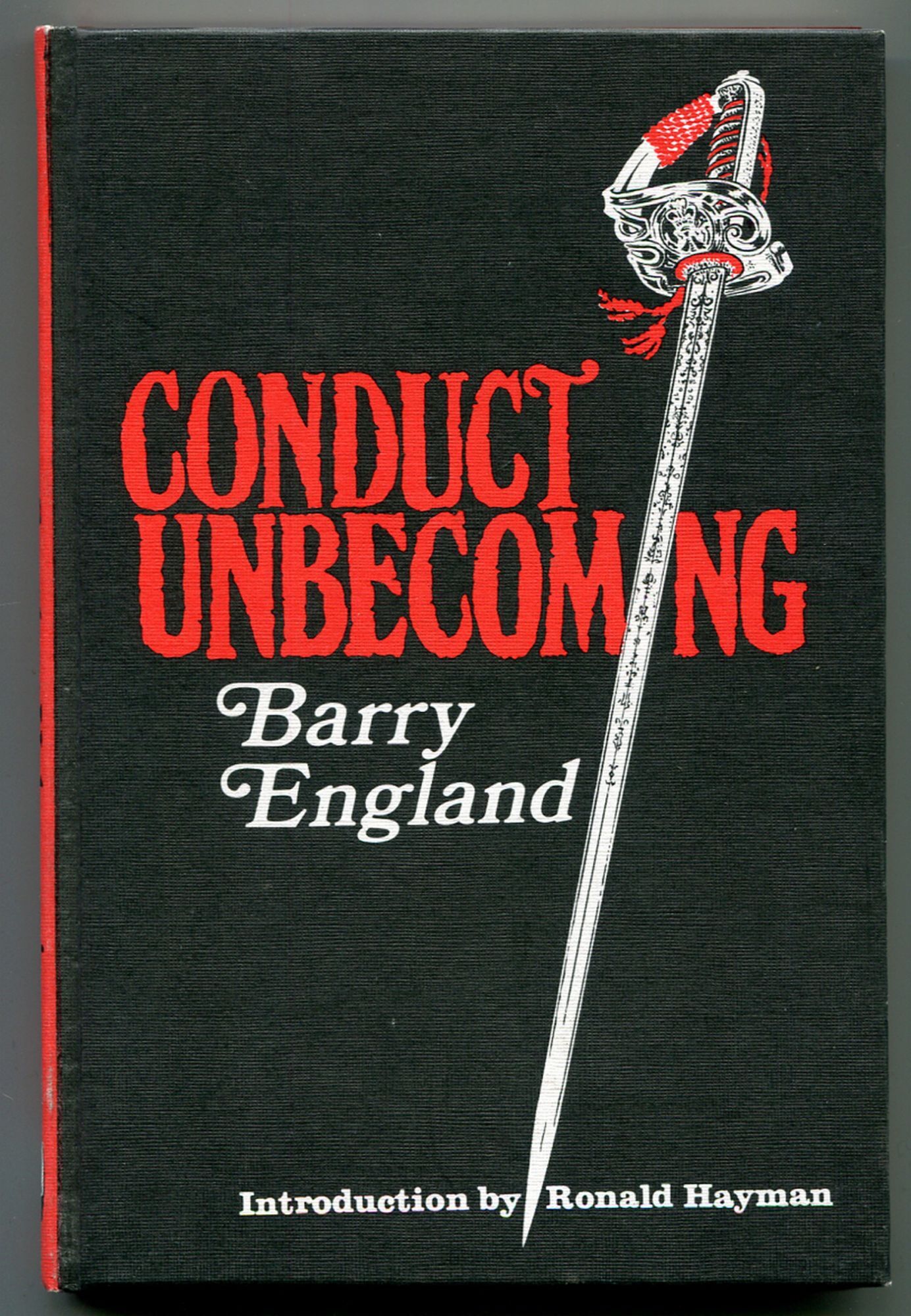 Conduct Unbecoming by ENGLAND, Barry: Fine Hardcover (1971) Signed by ...