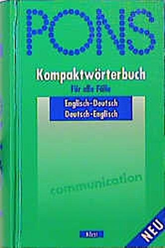 PONS Kompaktwörterbuch für alle Fälle Englisch-Deutsch, Deutsch-Englisch - Erich Weis