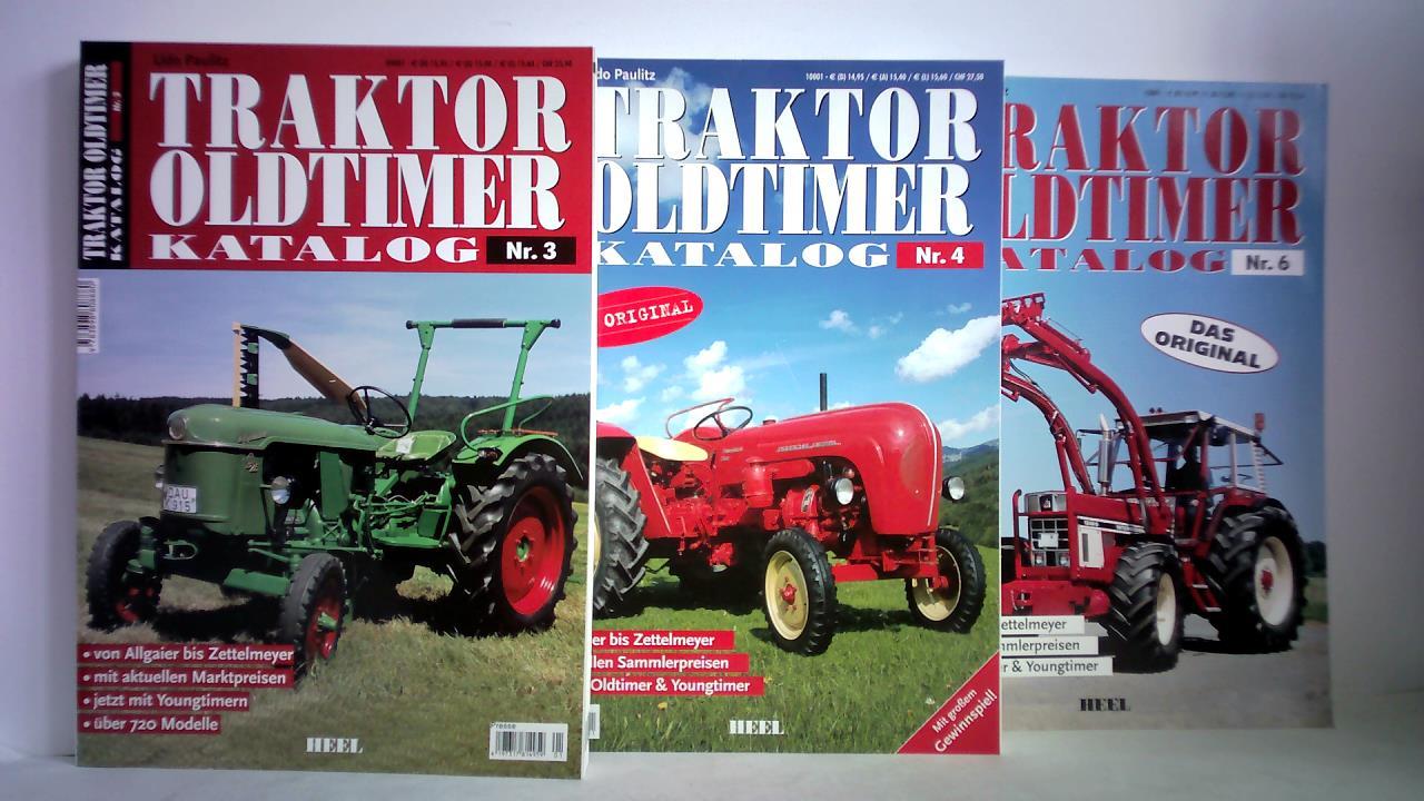 Traktor Oldtimer Katalog, Nr. 3, Nr. 4 und Nr. 6. Zusammen 3 Bände by