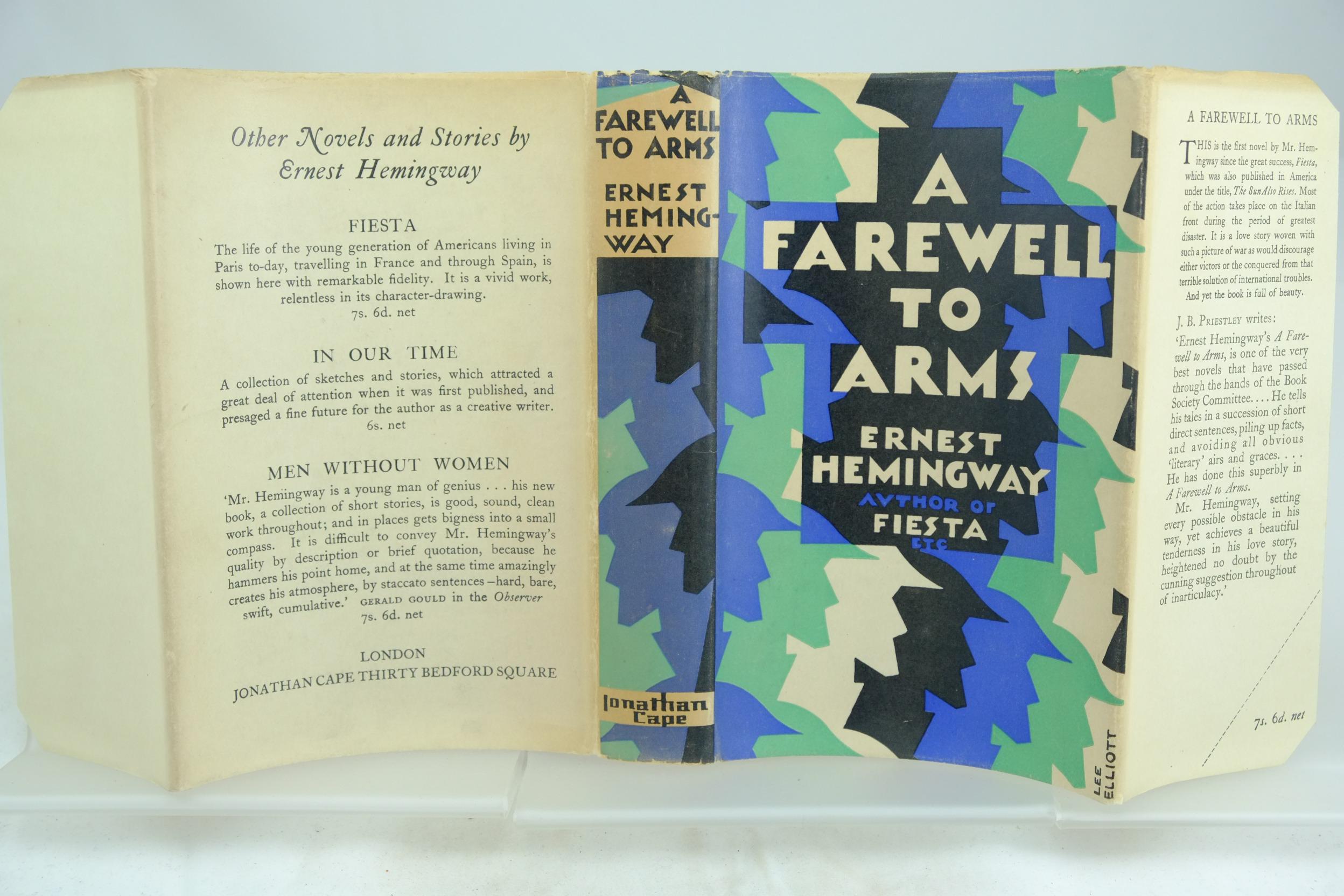 A Farewell to Arms by Ernest Hemingway Very Good Hardcover (1929) 1st