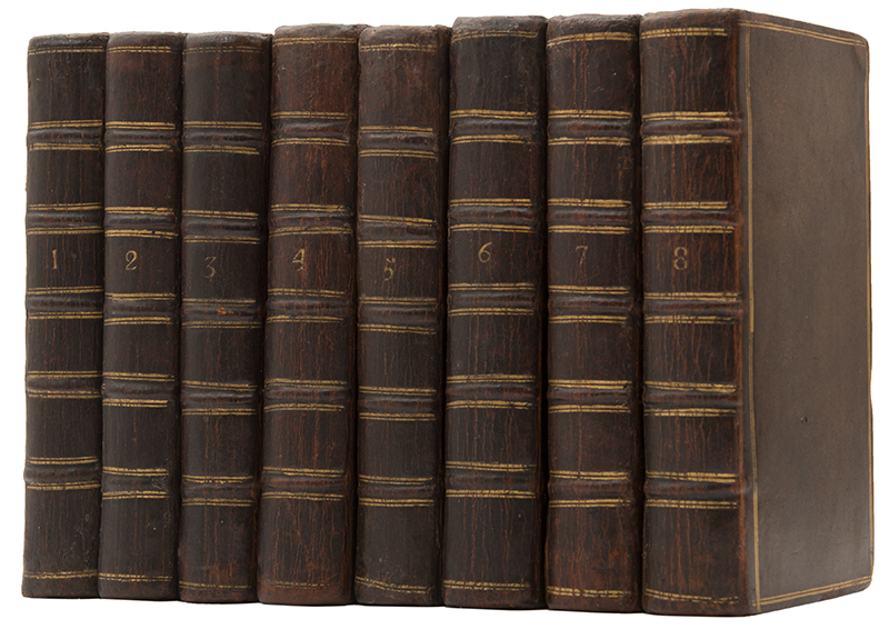 The Works of Shakespeare: in Eight Volumes. Collated with the Oldest Copies, and Corrected: With Notes, Explanatory, and Critical: By Mr. Theobald. - SHAKESPEARE, William.