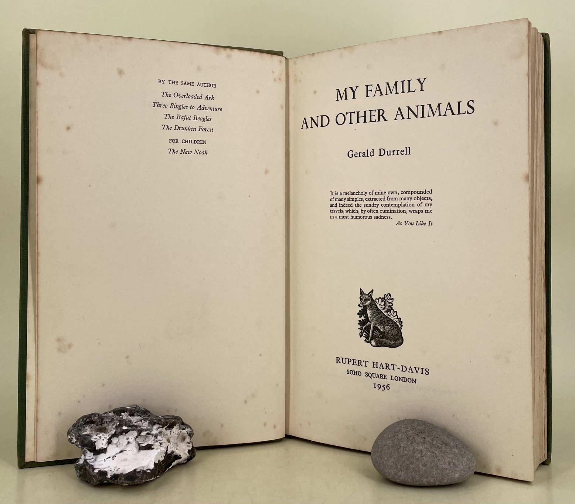 My Family and Other Animals by Durrell, Gerald Good Hardcover (1956) 1st Edition Leakey's