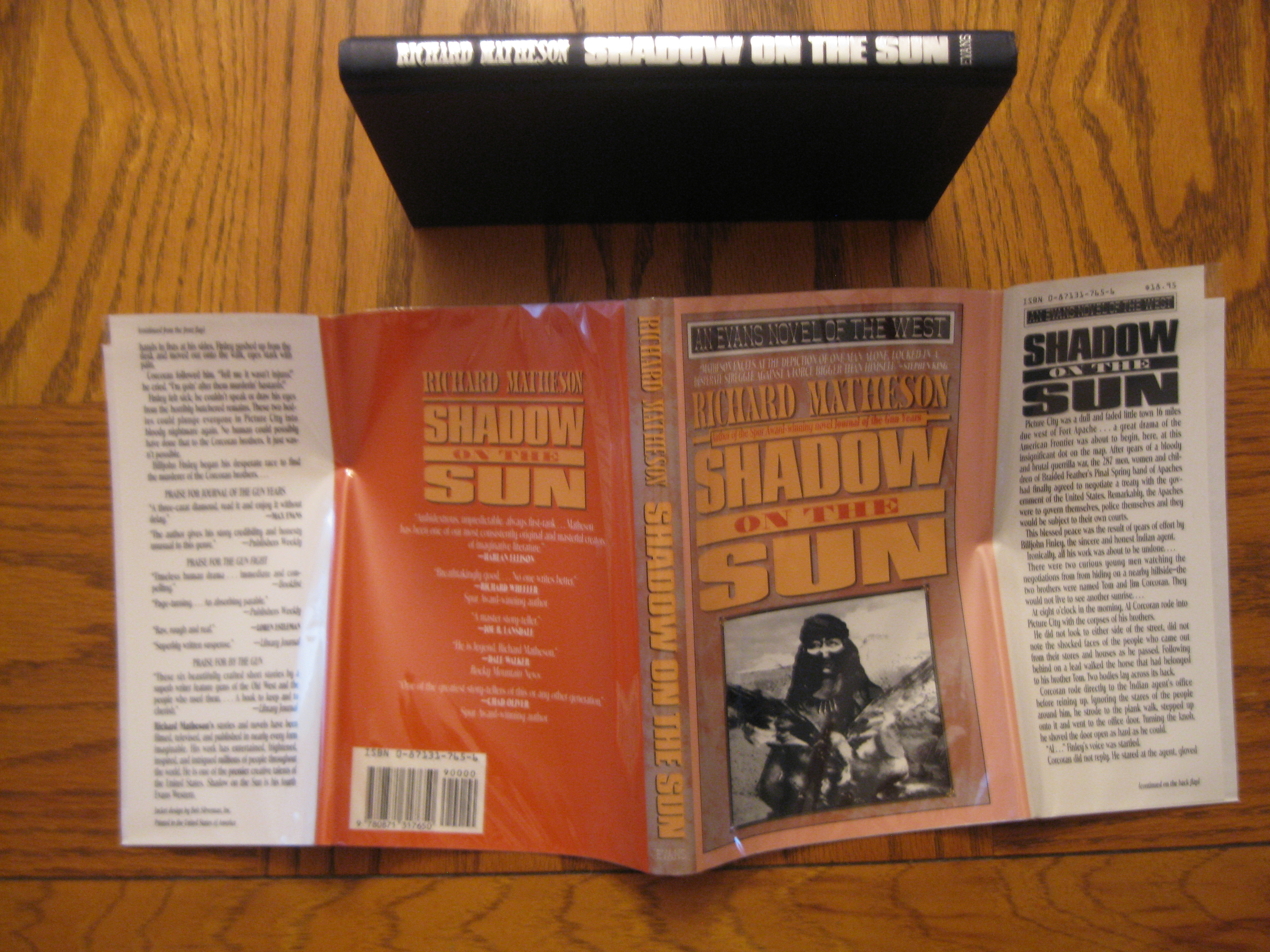 [Signed] Richard Matheson Western Signed Collection of Four (4) Hardcover Books, including: Shadow on the Sun; The Gun Fight; By the Gun - Six From M