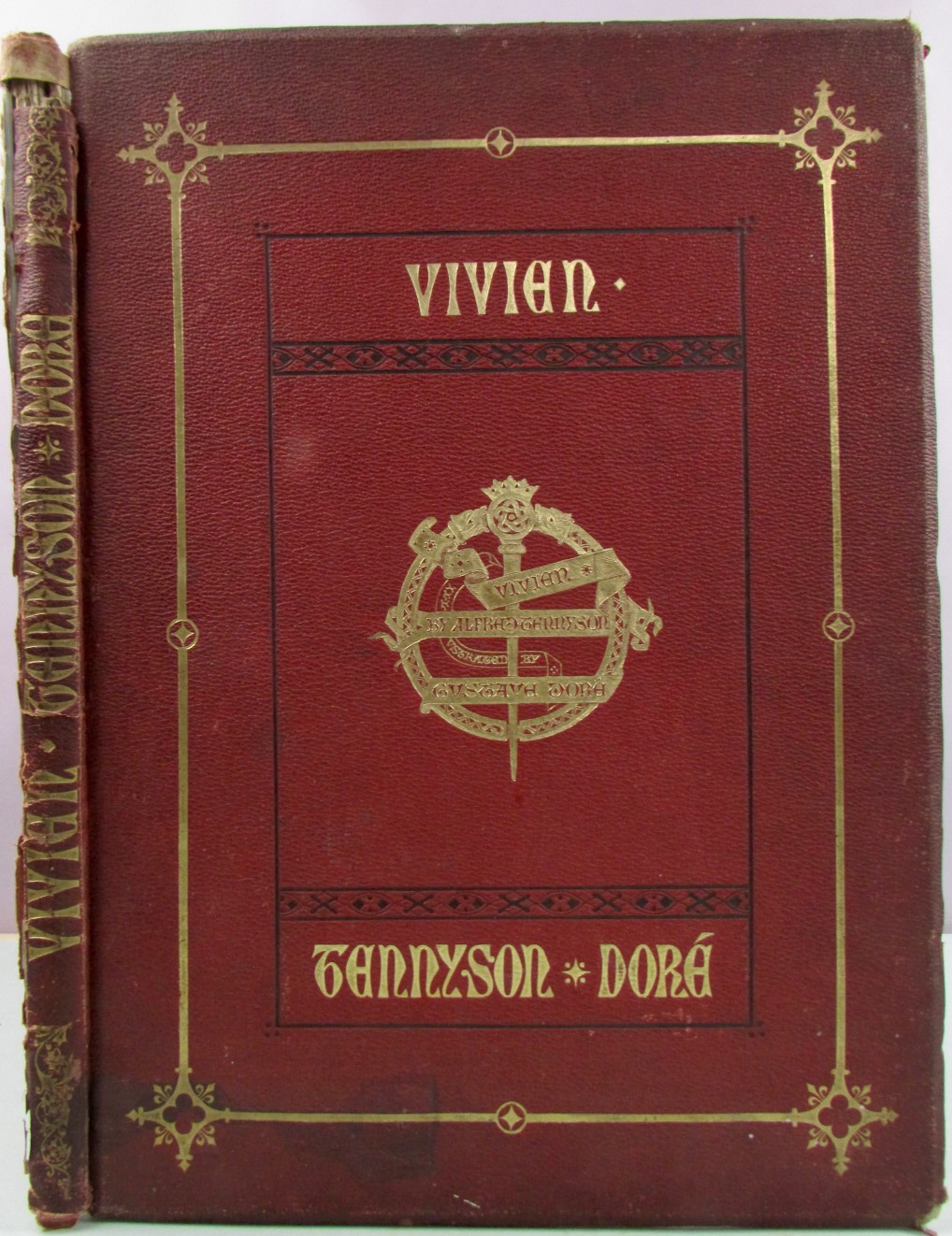 Vivien, by Alfred Tennyson, Illustrated by Gustave Dore by Tennyson Alfred Good Hardcover (1868
