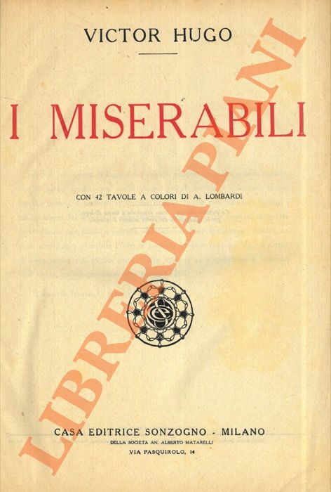 I miserabili. by HUGO Victor -: (1927)