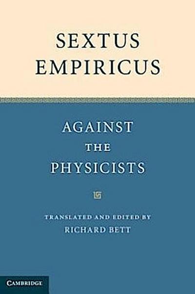 Sextus Empiricus - Richard Bett