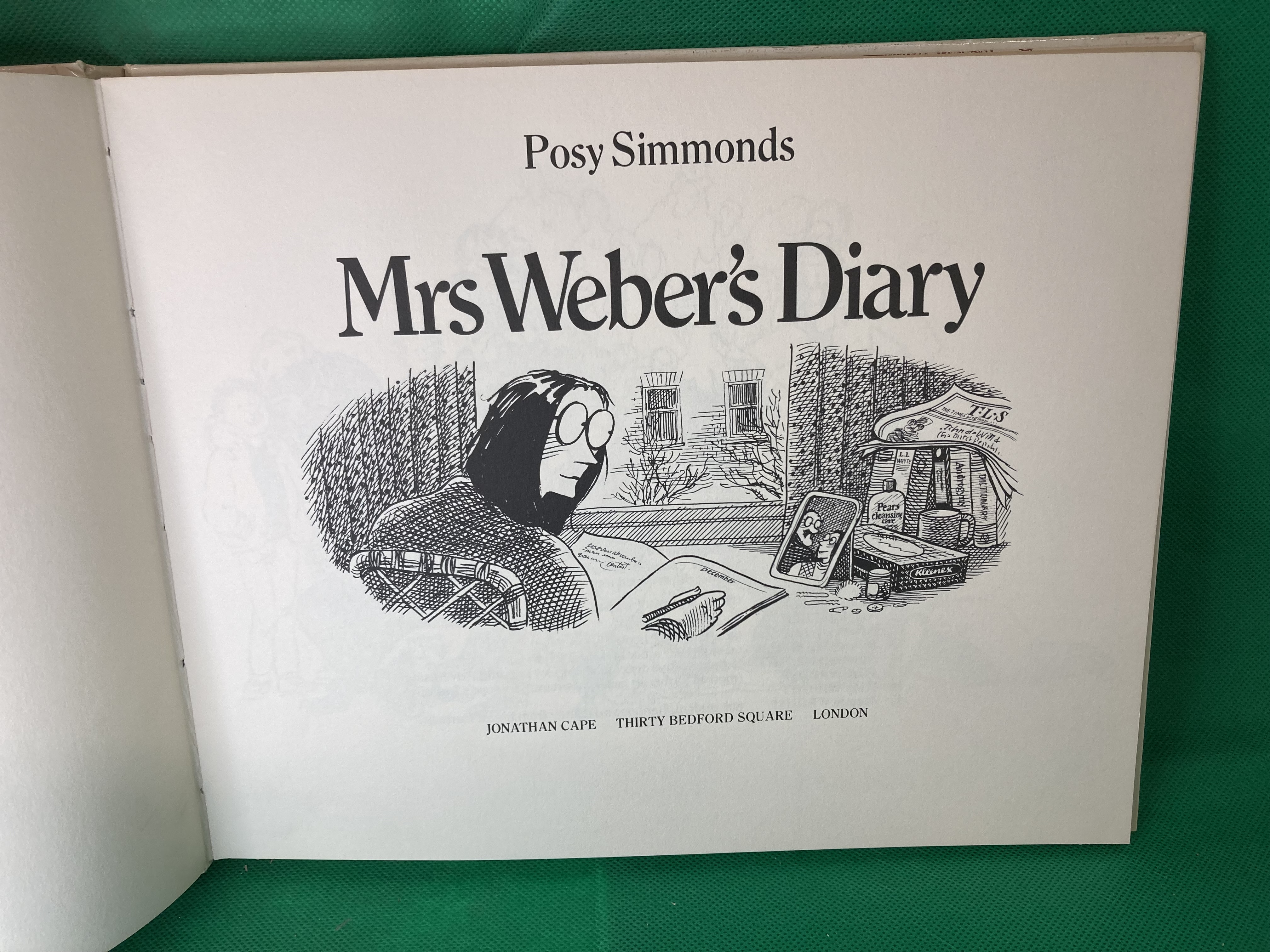 Mrs. Weber's Diary Simmonds, P. 1st Ed SIGNED by author illustrated by ...