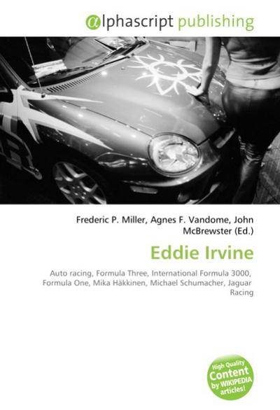Eddie Irvine - Frederic P Miller