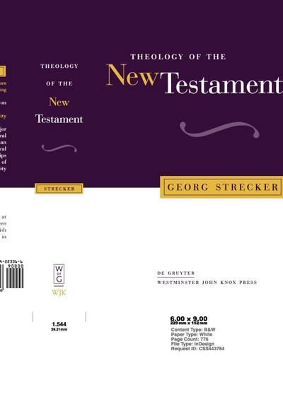 Theology of the New Testament - Georg Strecker