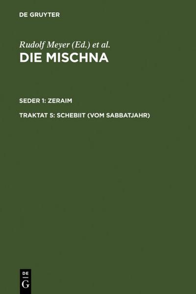 Schebiit (Vom Sabbatjahr) - Dietrich Correns