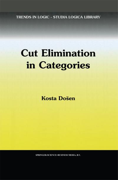Cut Elimination in Categories - K. Dosen