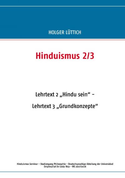 Hinduismus 2/3 - Holger Lüttich