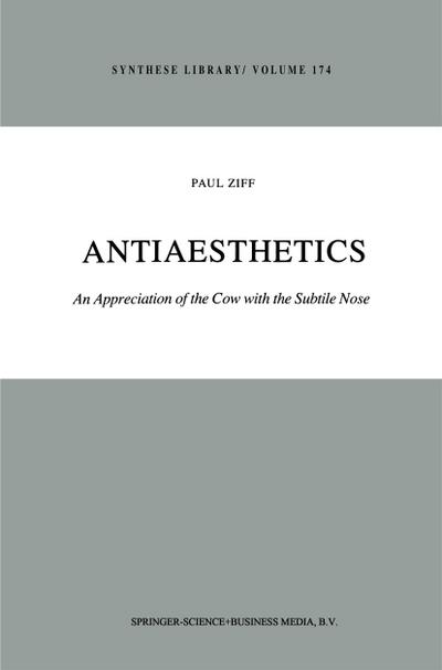Antiaesthetics - Paul Ziff